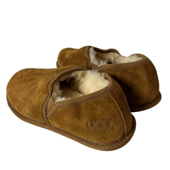 ugg Australia UGG Men\'s Scuff Romeo Chestnut Slipper Sheepskin Lined Size 8